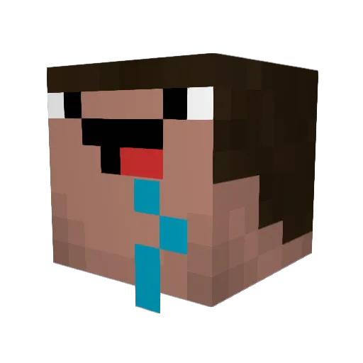 havu_78 Minecraft avatar head, 3D render
