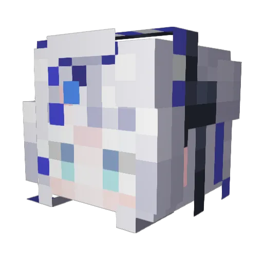 havz8 Minecraft avatar head, 3D render