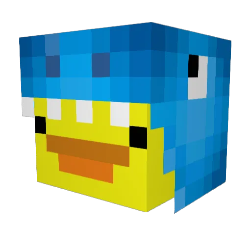 hawein1203 Minecraft avatar head, 3D render