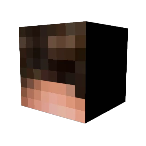 hawescc Minecraft avatar head, 3D render
