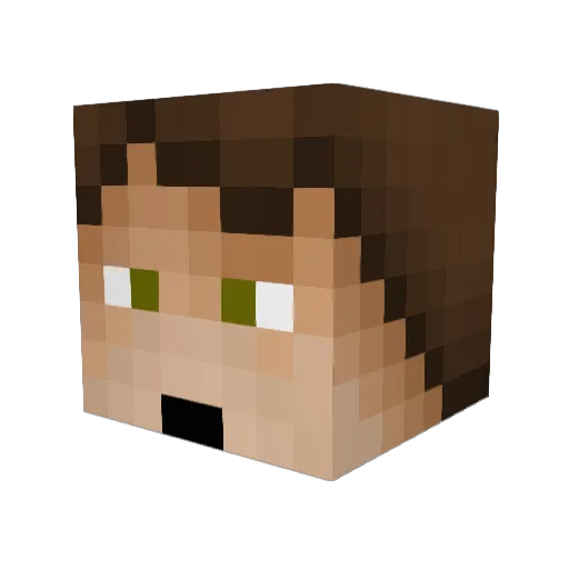 hawkeye0066 Minecraft avatar head, 3D render