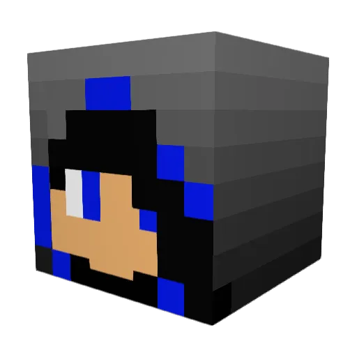hawkeye092 Minecraft avatar head, 3D render