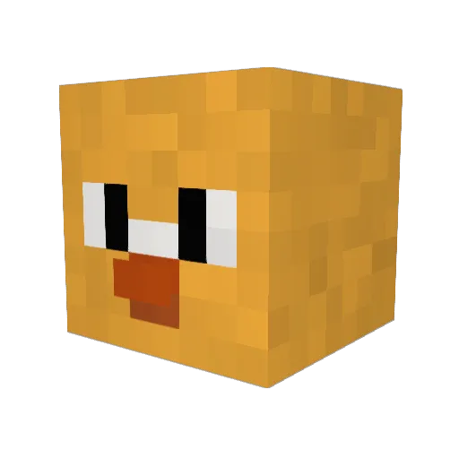 hawks96 Minecraft avatar head, 3D render