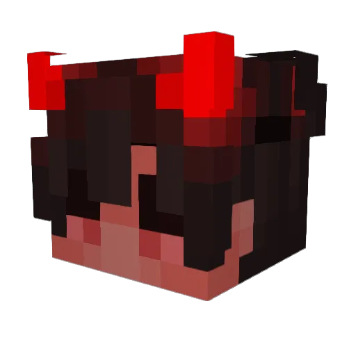hawkzs Minecraft avatar head, 3D render