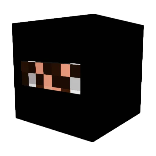 hax_exe Minecraft avatar head, 3D render