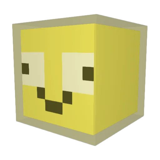 haxo_08 Minecraft avatar head, 3D render