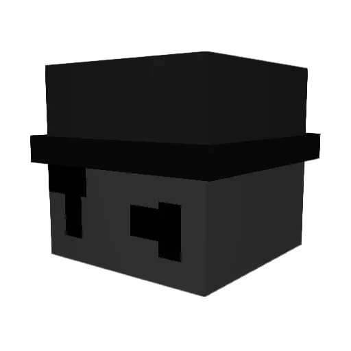haxolot12 Minecraft avatar head, 3D render