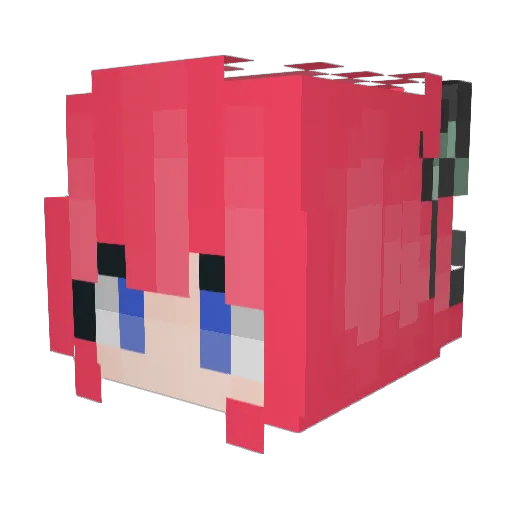 haxtor21 Minecraft avatar head, 3D render