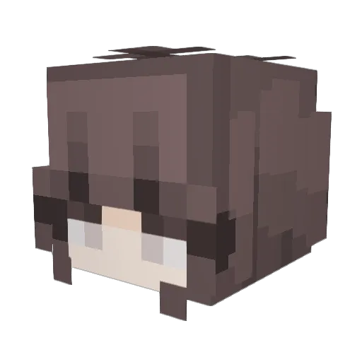 hay127 Minecraft avatar head, 3D render