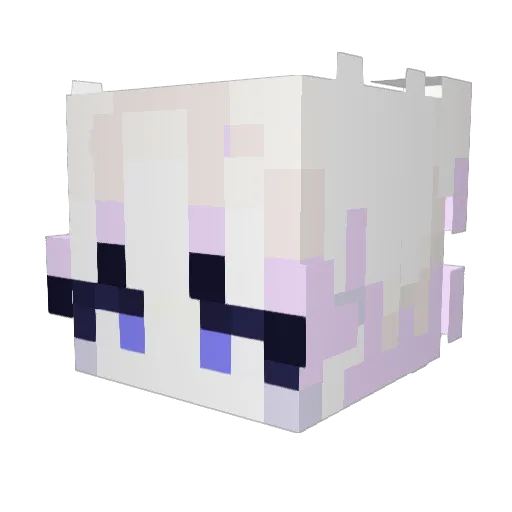 haya0527 Minecraft avatar head, 3D render