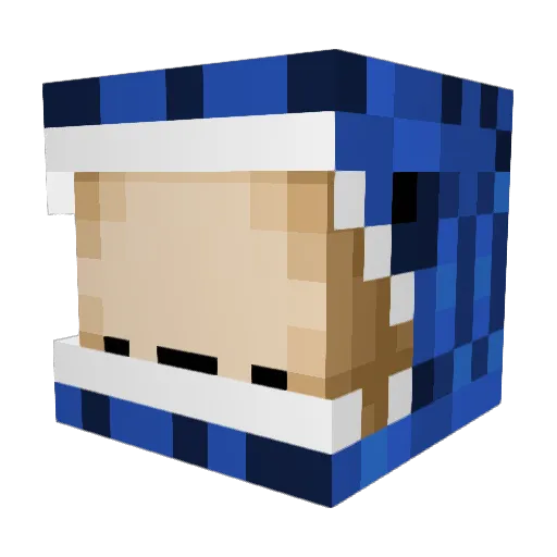 haya3500 Minecraft avatar head, 3D render