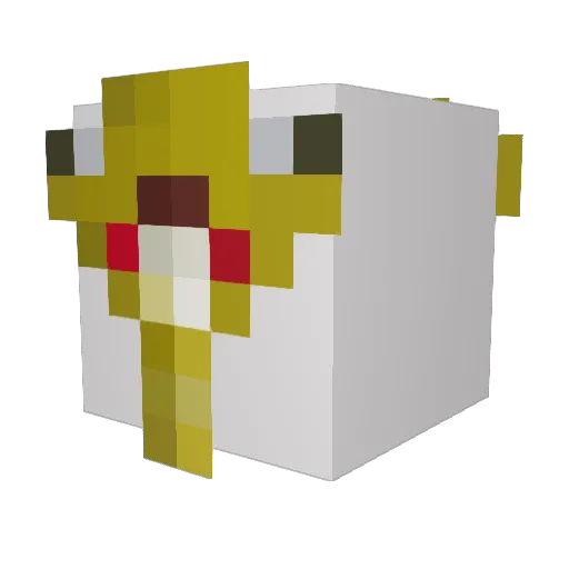 haya_kohen Minecraft avatar head, 3D render