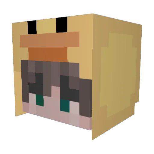 hayaaa0077 Minecraft avatar head, 3D render