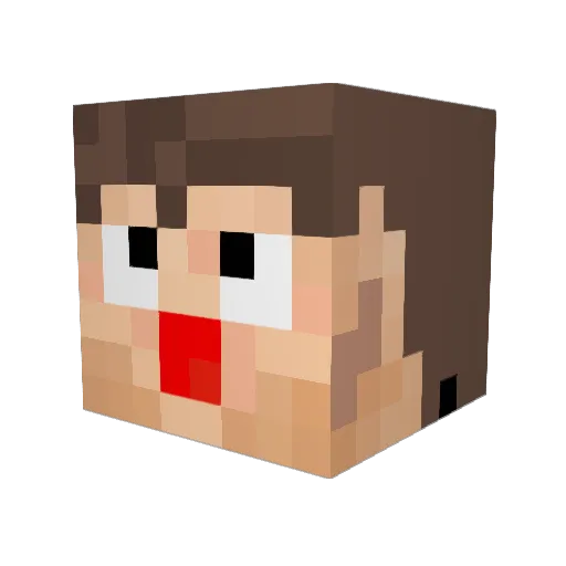 hayato1028 Minecraft avatar head, 3D render