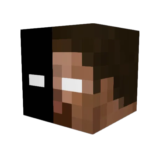hayato1107 Minecraft avatar head, 3D render