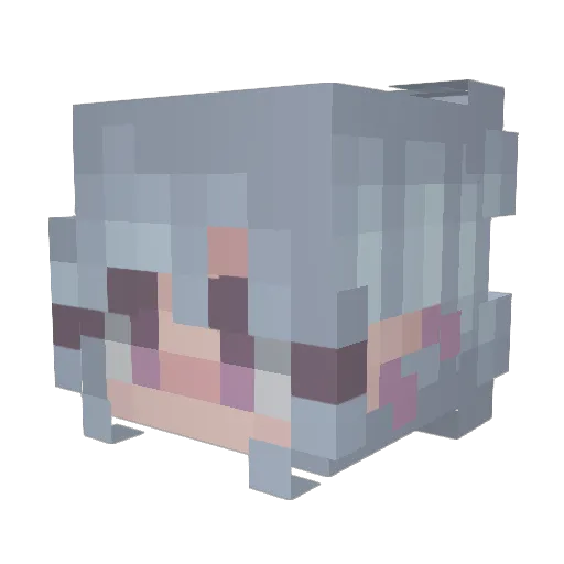 haybale__ Minecraft avatar head, 3D render