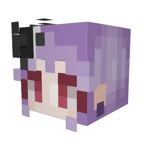 haybread Minecraft avatar head, 3D render