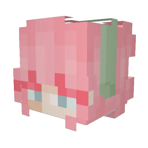 hayd_nn Minecraft avatar head, 3D render