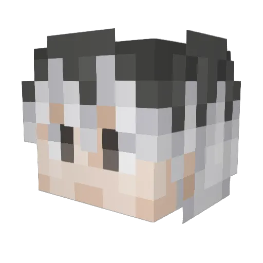 haydamak_a Minecraft avatar head, 3D render