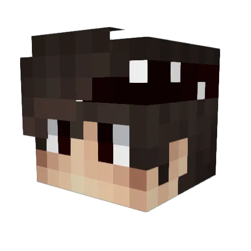 hayden22k Minecraft avatar head, 3D render