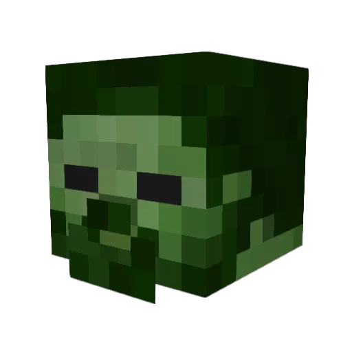 hayden_06 Minecraft avatar head, 3D render