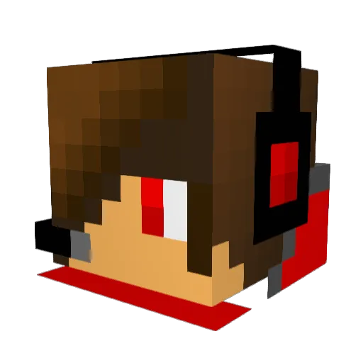 haydenator28 Minecraft avatar head, 3D render