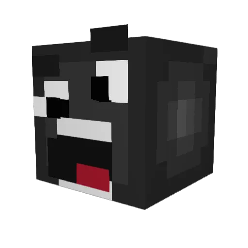 haydenbell Minecraft avatar head, 3D render