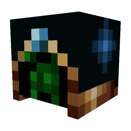 haydenf182 Minecraft avatar head, 3D render
