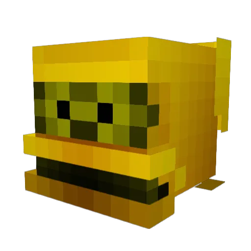 haydensam Minecraft avatar head, 3D render