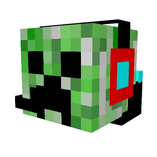 haydenstricker Minecraft avatar head, 3D render