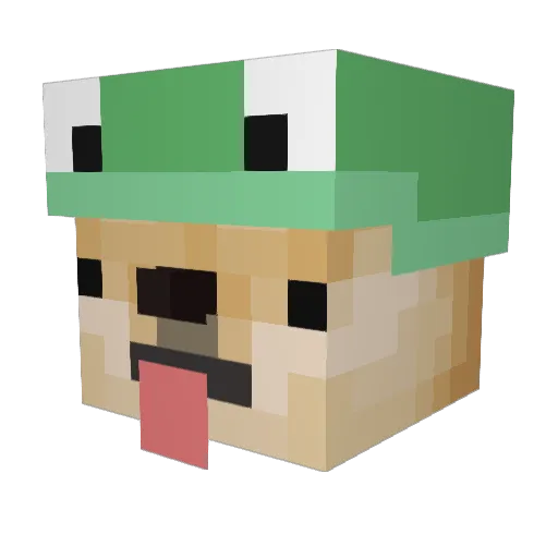 haydentow Minecraft avatar head, 3D render