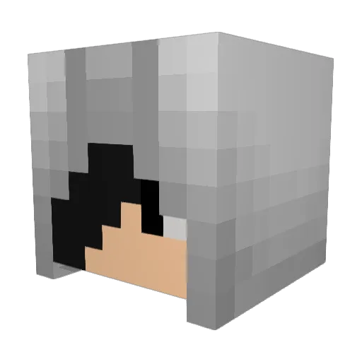 haykalMF Minecraft avatar head, 3D render