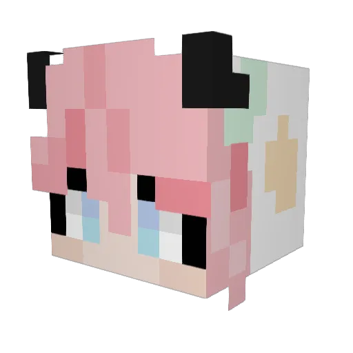 hayleyy04 Minecraft avatar head, 3D render