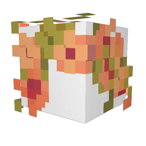 haymza Minecraft avatar head, 3D render