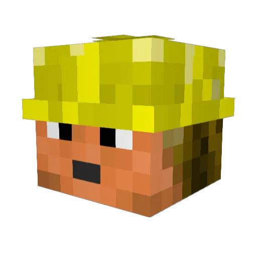 haynsey Minecraft avatar head, 3D render