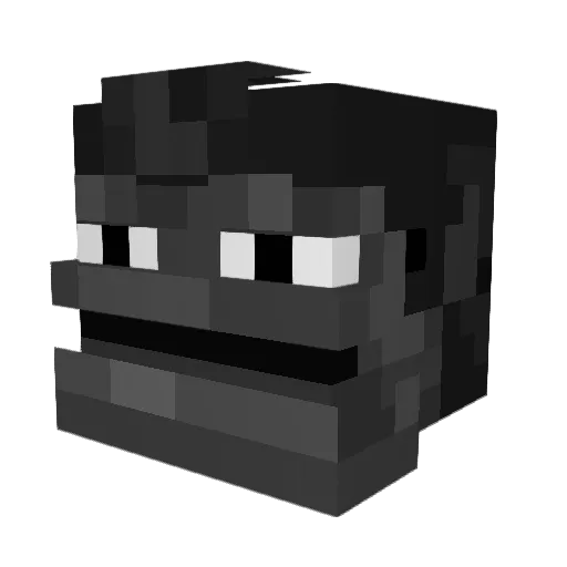 haysonhung Minecraft avatar head, 3D render