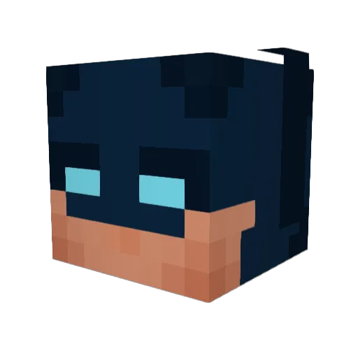 hayydoo Minecraft avatar head, 3D render