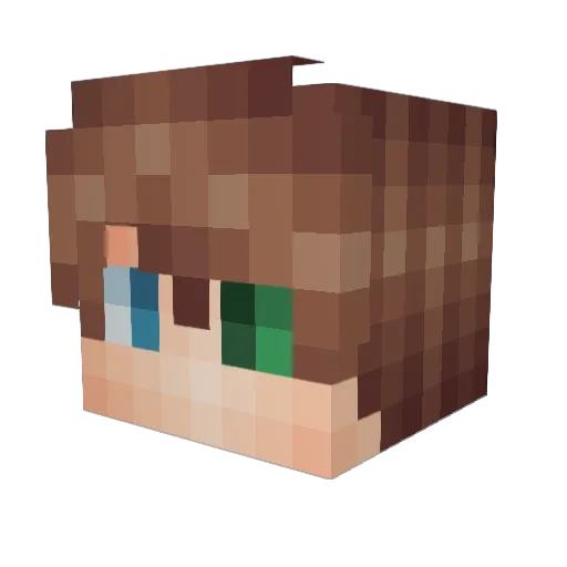haza456 Minecraft avatar head, 3D render