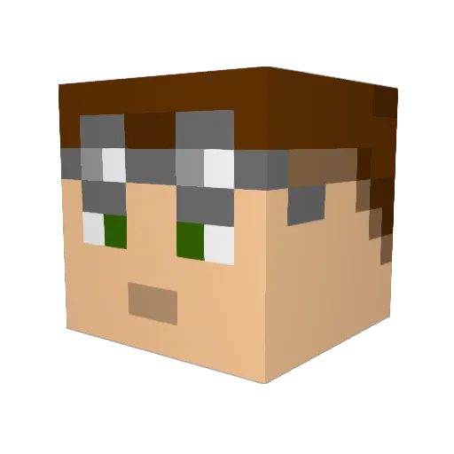 hazaman654 Minecraft avatar head, 3D render