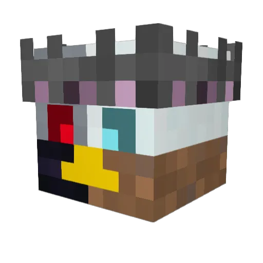 hazardroid50000 Minecraft avatar head, 3D render