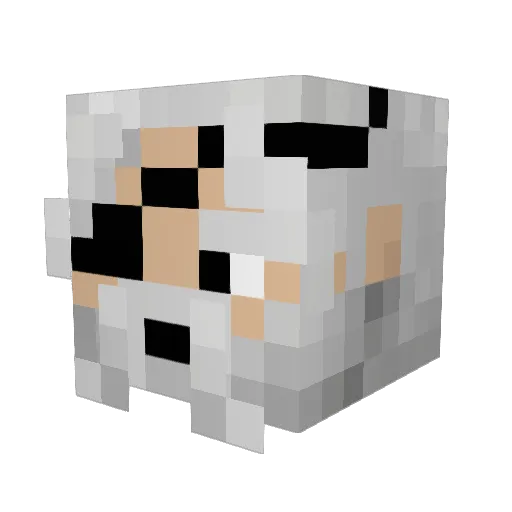 hazardtool Minecraft avatar head, 3D render