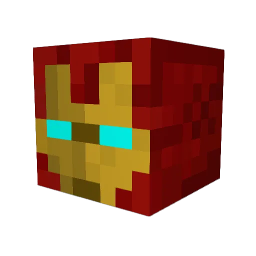 hazbookiller Minecraft avatar head, 3D render