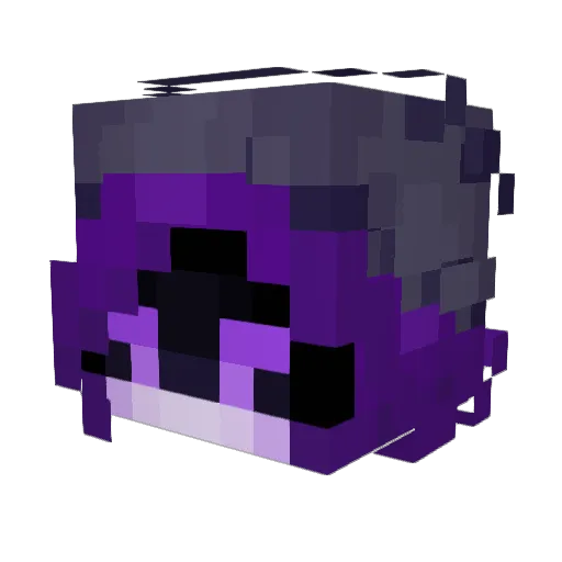hazeghoul Minecraft avatar head, 3D render