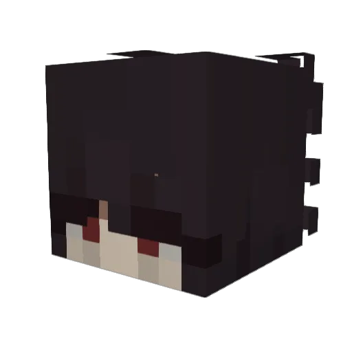 hazel_hes Minecraft avatar head, 3D render