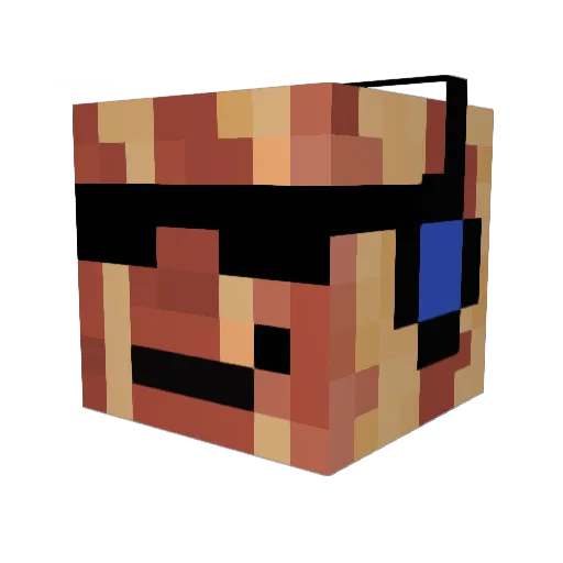 hazer1233 Minecraft avatar head, 3D render