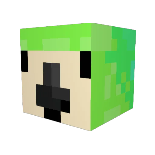 hazi1 Minecraft avatar head, 3D render