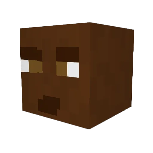 hazloz Minecraft avatar head, 3D render