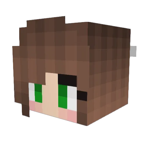 hazuki_1375 Minecraft avatar head, 3D render