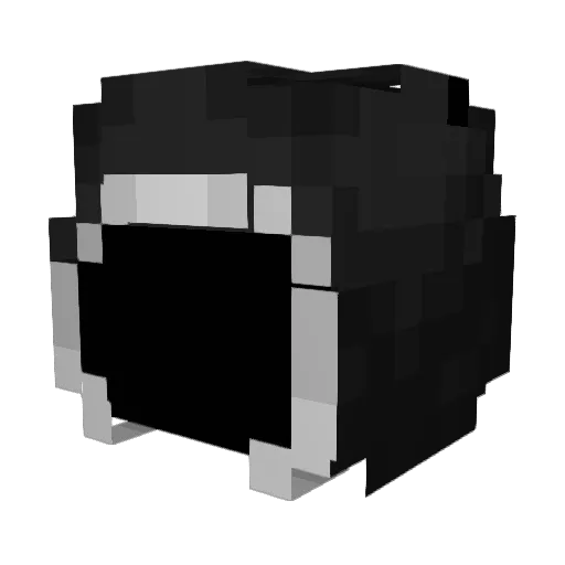 hazukintv979 Minecraft avatar head, 3D render