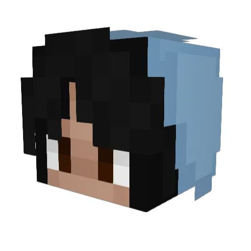 hazy_zay Minecraft avatar head, 3D render